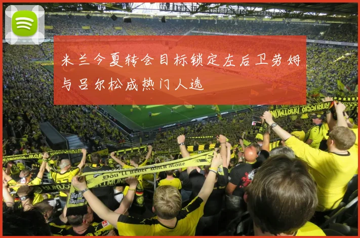 米兰今夏转会目标锁定左后卫劳姆与吕尔松成热门人选